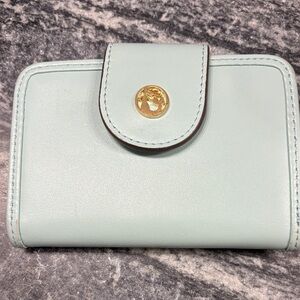 Spartina 449 Mint Wallet with Gold Detail